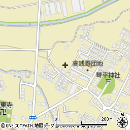 福岡県筑後市熊野1102周辺の地図
