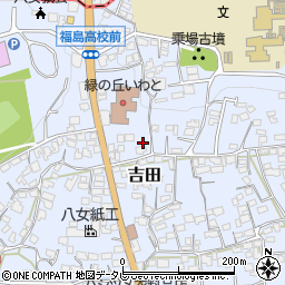 福岡県八女市吉田1535周辺の地図