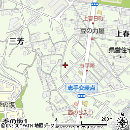 大分県大分市三芳2065-2周辺の地図