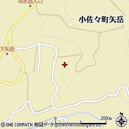 長崎県佐世保市小佐々町矢岳308周辺の地図