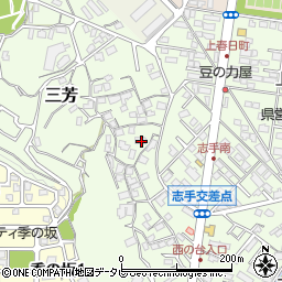 大分県大分市三芳2126-2周辺の地図