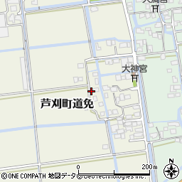 佐賀県小城市芦刈町道免148周辺の地図