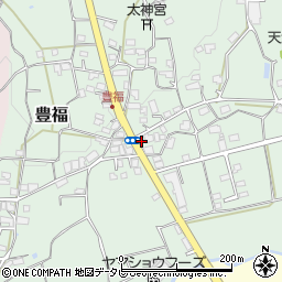 福岡県八女市豊福281-1周辺の地図