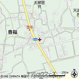 福岡県八女市豊福281周辺の地図