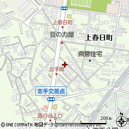 大分県大分市三芳1265-1周辺の地図