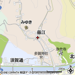 愛媛県宇和島市藤江1327周辺の地図