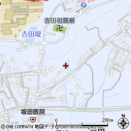 福岡県八女市吉田2166-3周辺の地図