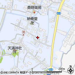 福岡県筑後市西牟田3577周辺の地図