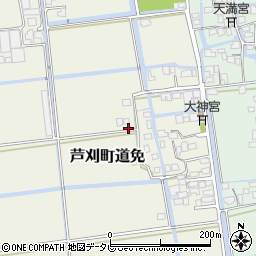 佐賀県小城市芦刈町道免154周辺の地図