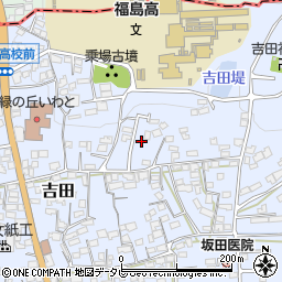 福岡県八女市吉田1700周辺の地図