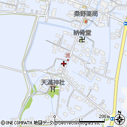 福岡県筑後市西牟田3562周辺の地図