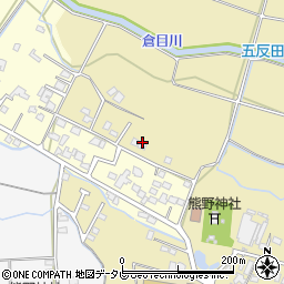 福岡県筑後市熊野725-1周辺の地図