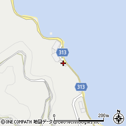 愛媛県宇和島市蛤121周辺の地図