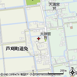 佐賀県小城市芦刈町道免78周辺の地図