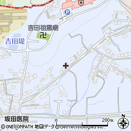 福岡県八女市吉田1971周辺の地図