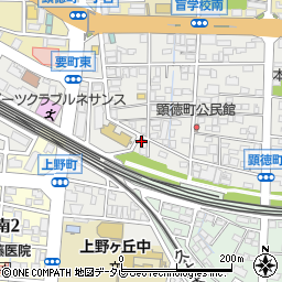 タイムズ顕徳町駐車場周辺の地図