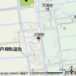東道免公民館周辺の地図