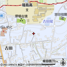福岡県八女市吉田1693周辺の地図