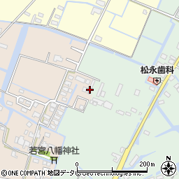 福岡県三潴郡大木町前牟田889周辺の地図