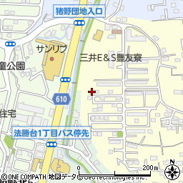 大分県大分市猪野986-20周辺の地図