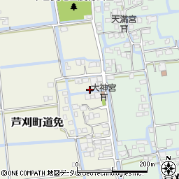 佐賀県小城市芦刈町道免70周辺の地図