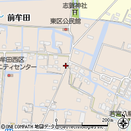 福岡県三潴郡大木町前牟田535周辺の地図