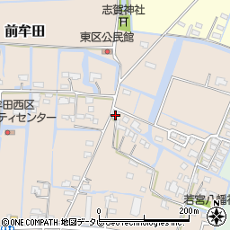 福岡県三潴郡大木町前牟田550周辺の地図