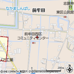 福岡県三潴郡大木町前牟田626周辺の地図