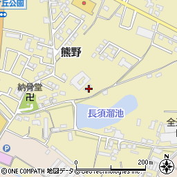 福岡県筑後市熊野126-5周辺の地図