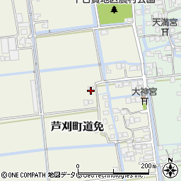 佐賀県小城市芦刈町道免161周辺の地図