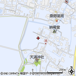 福岡県筑後市西牟田3546周辺の地図