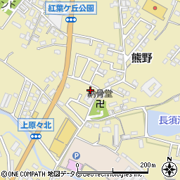 福岡県筑後市熊野201周辺の地図