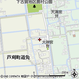 佐賀県小城市芦刈町道免65周辺の地図