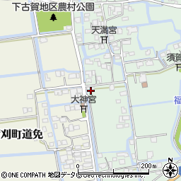佐賀県小城市芦刈町下古賀243周辺の地図