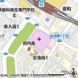 全国健康保険協会　大分支部レセプト周辺の地図