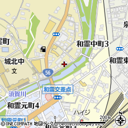 愛媛県宇和島市和霊町1303周辺の地図