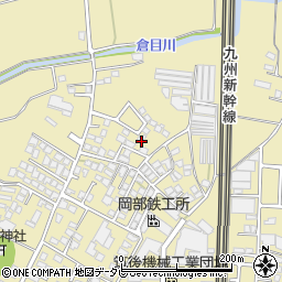 福岡県筑後市熊野1228-15周辺の地図