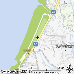中古賀運動広場周辺の地図