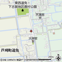 佐賀県小城市芦刈町道免55-1周辺の地図