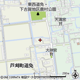佐賀県小城市芦刈町道免58周辺の地図