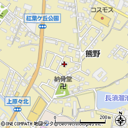 福岡県筑後市熊野201-10周辺の地図