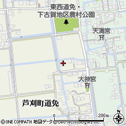 佐賀県小城市芦刈町道免59周辺の地図