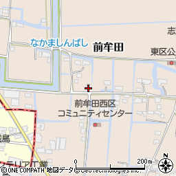 福岡県三潴郡大木町前牟田482周辺の地図