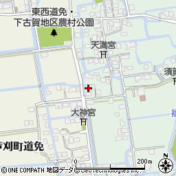 佐賀県小城市芦刈町下古賀208周辺の地図
