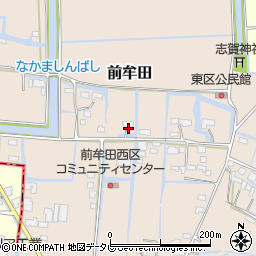 福岡県三潴郡大木町前牟田484周辺の地図
