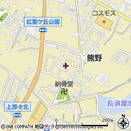 福岡県筑後市熊野201-9周辺の地図