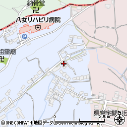 福岡県八女市吉田2109周辺の地図