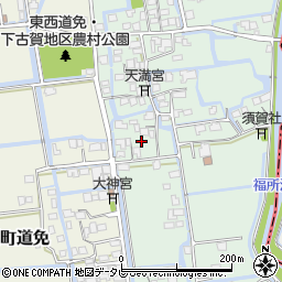 佐賀県小城市芦刈町下古賀205周辺の地図