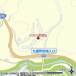 玖珠九重農協周辺の地図
