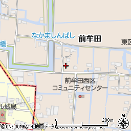 福岡県三潴郡大木町前牟田478周辺の地図